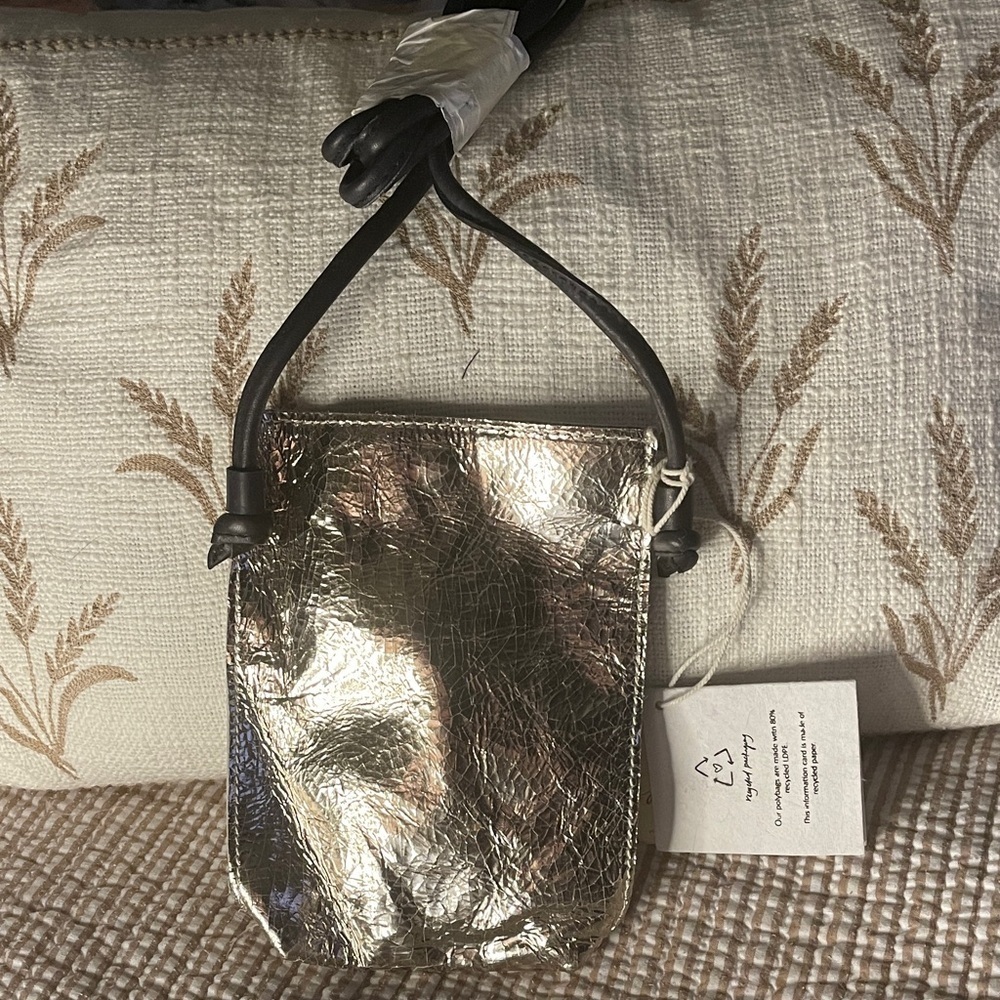 Free People Crossbody Metallic Silver/Argnt Women's Bag